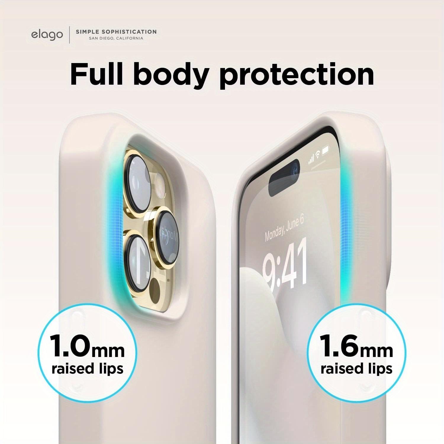 Liquid Case Full Body Protective Cover, Shockproof Case, Slim Smartphone Case, Anti-Scratch Case for iPhone 16 15 14 13 12 11 Pro Max, Lightweight Case