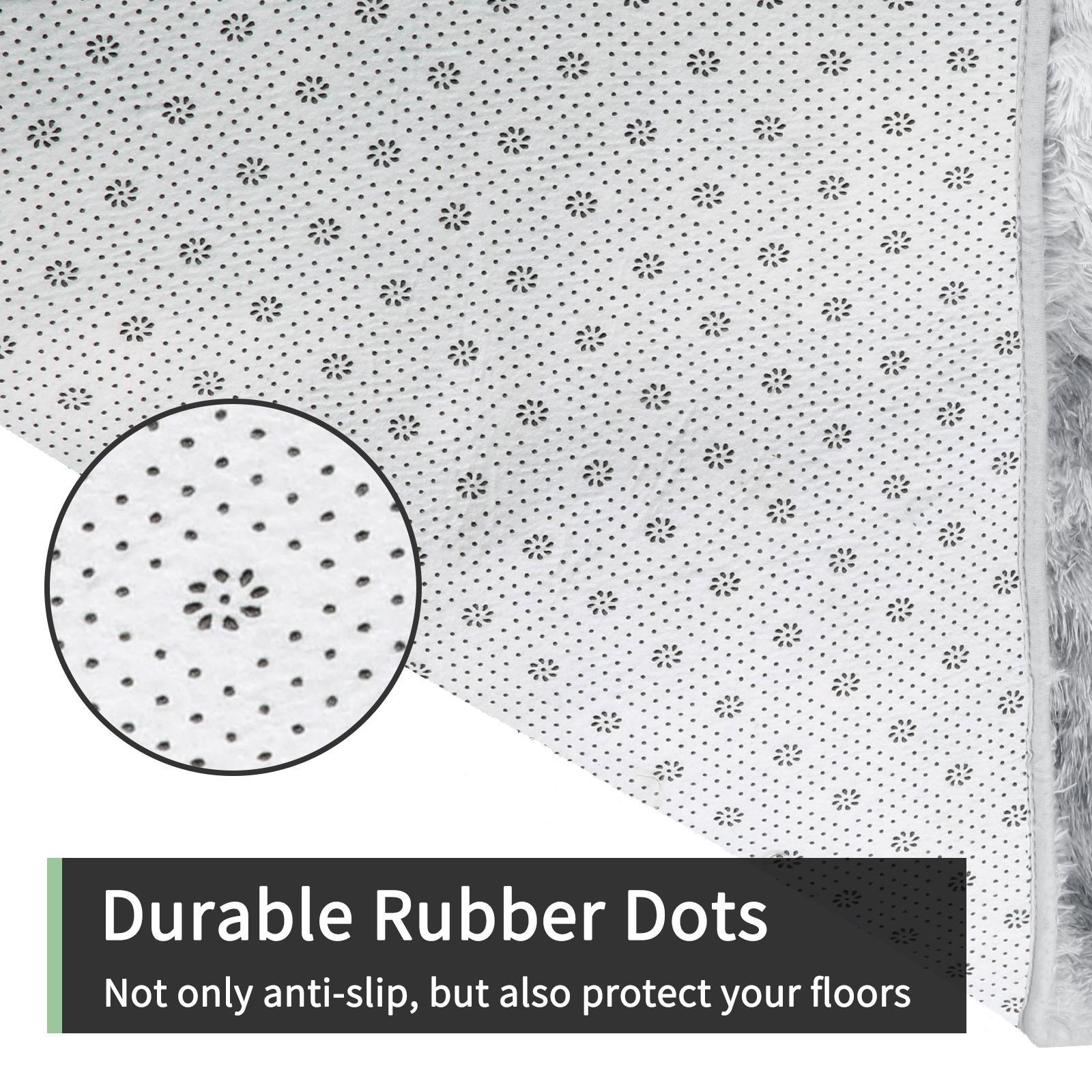 FAMVAL Large Size Plush Rugs Big Fluffy Area Rug Non-slip Soft Shaggy Carpet Mats for Living room Bedroom Nursery Home Decor Christmas gifts