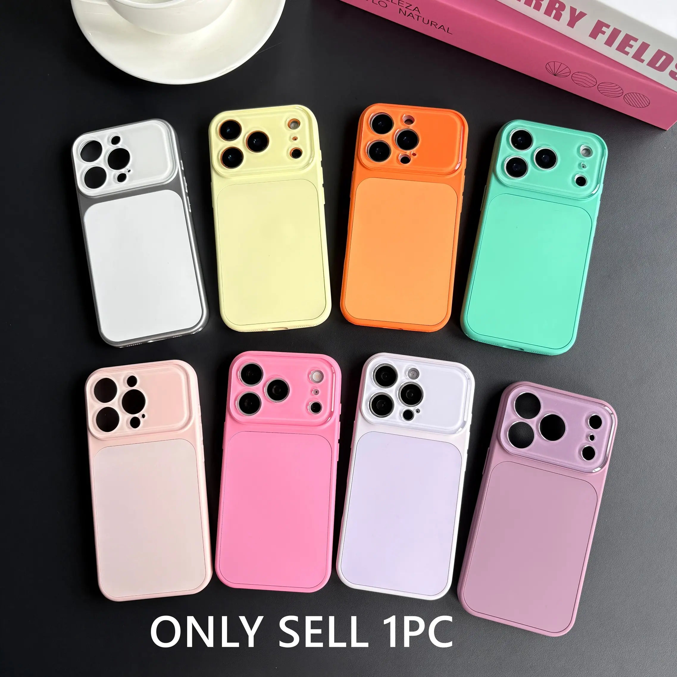 Beautiful Dopamine Series Eight Types Matte Solid Color Protective Cover Case Accessories For iPhone 17 16 15 14 Pro Max