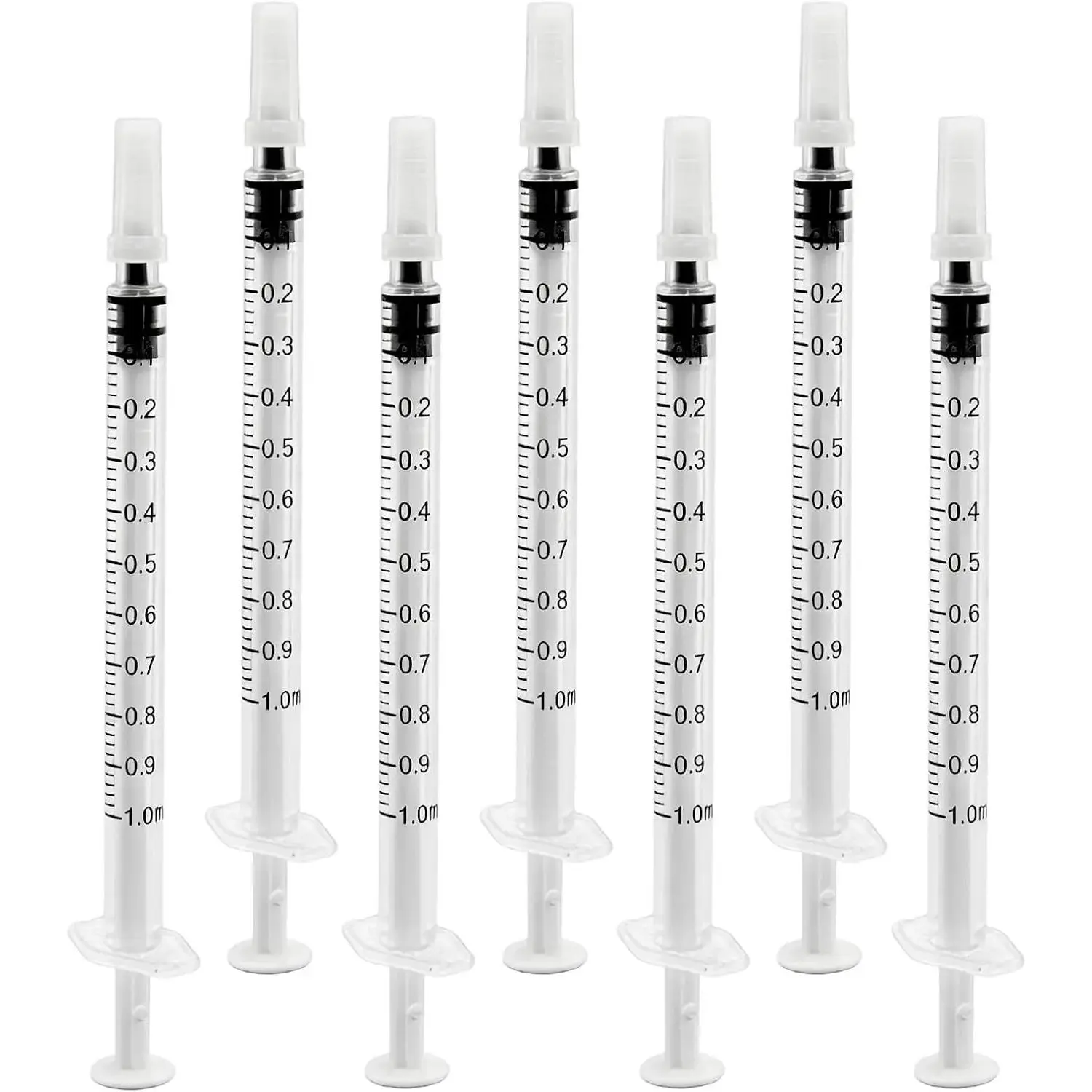 30Pack 1ml Syringe for Liquid, 1cc Plastic Small Syringe without Needle| Sterile & Individually Wrapped, Use for Colostrum Collect, Scientific Labs, Pet Feeding, Oral