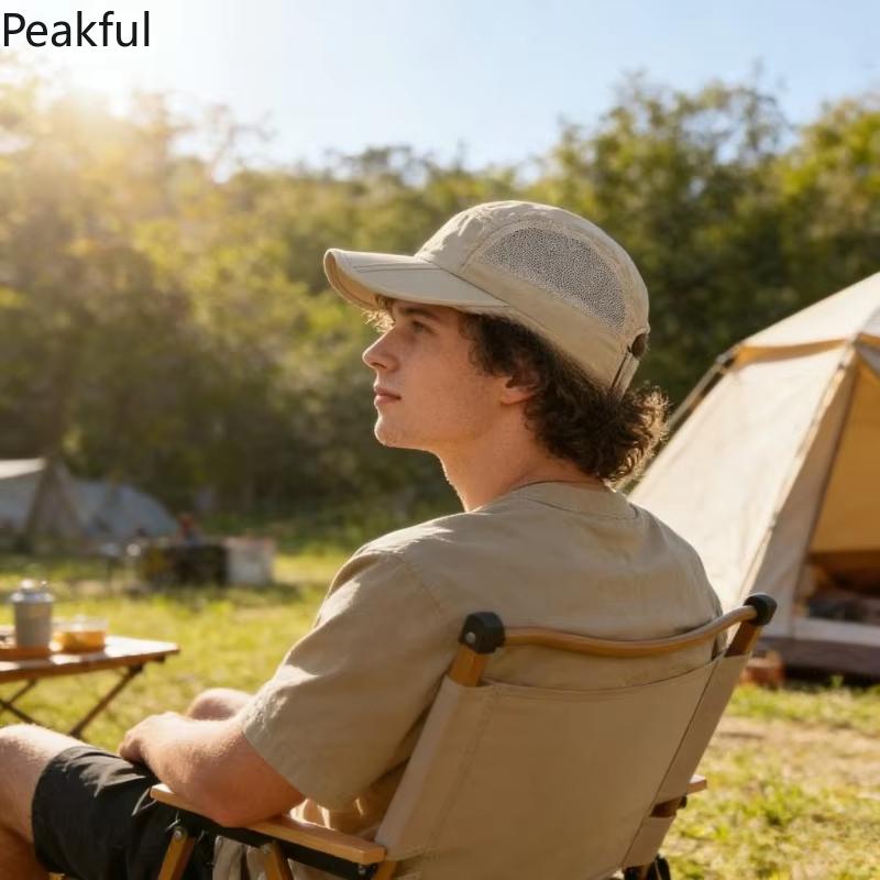 2026 Outdoor Foldable Baseball Hat – Quick-Dry Sunscreen Cap, Mesh Design for Fast Drying, Light Plate Sunshade, Unisex Duck Tongue Hat for Ultimate Sun Protection & Summer Fun