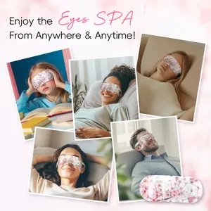 Warm Steam Eye Mask Hot & Cold Compress, Relieve Eye Fatigue Improve Sleeping, 10 PCS Daily Eye Care Patch