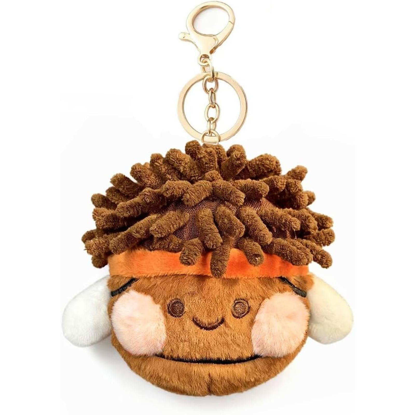 Soft Plush Ball Keychain Set – Cute Stuffed Keyring for Backpack, Squishy Toy Gift for Soccer Basketball Tennis Golf Rugby Billiards Baseball Lovers & Players
