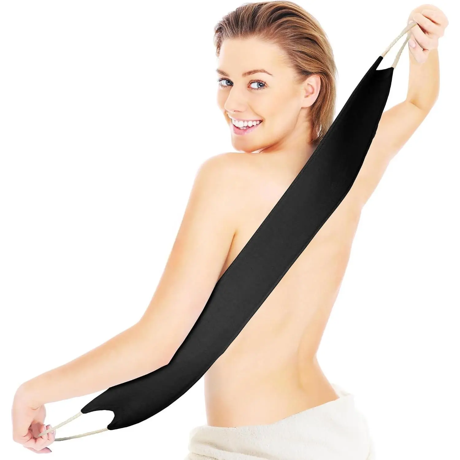Back Lotion Applicator, Black, Easy Application of Lotions and Creams, Smooth and Even Coverage for Entire Back, Sunscreen Applicator