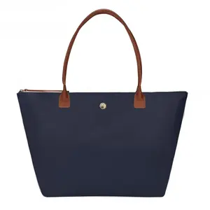 Women's Nylon Shoulder Bag, Foldable Weekend Crossbody Bag, Large Capacity Jiaozi Bag, Handheld Backpack, Fashion Accessory