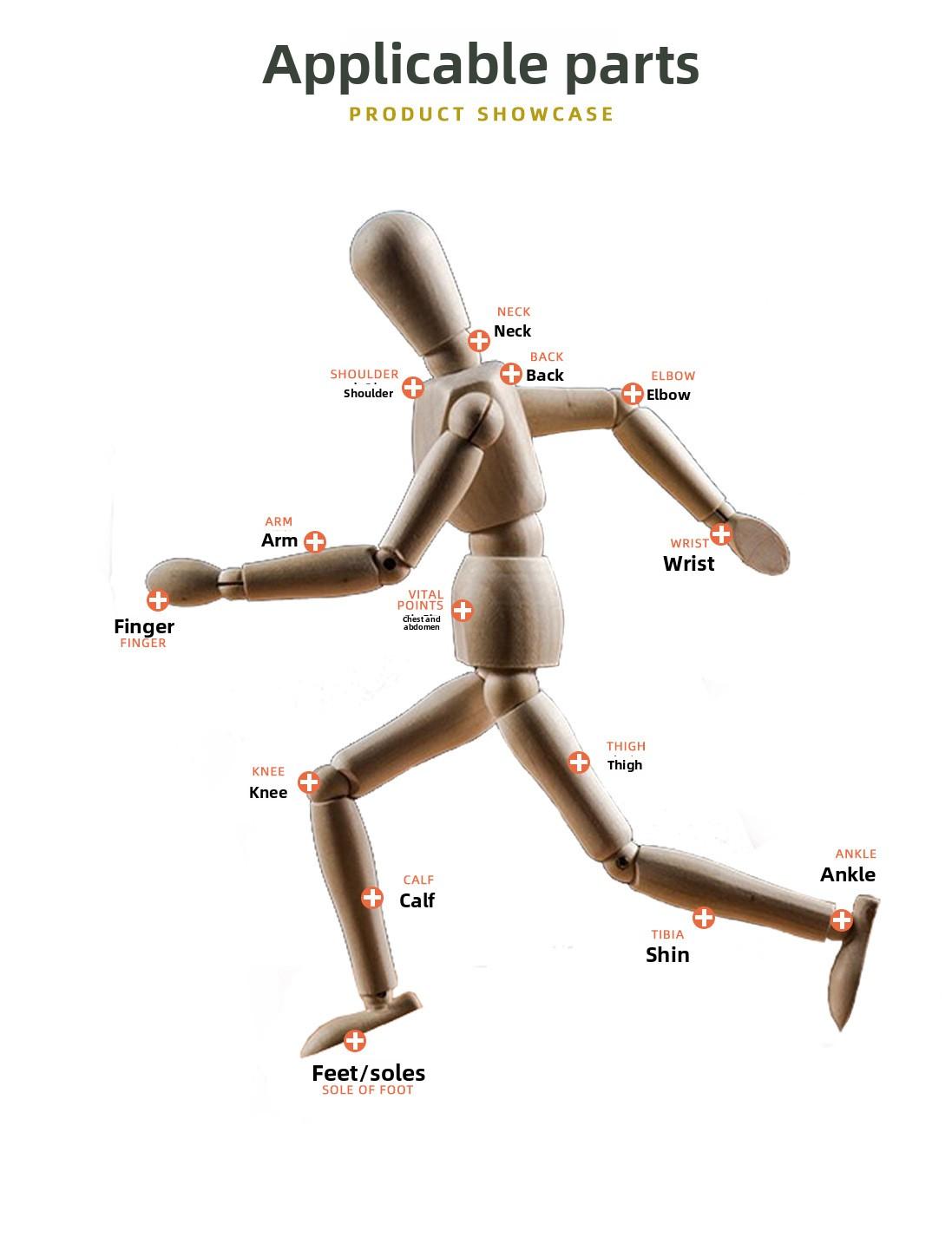 Cross physiotherapy muscle sticker, muscle sticker, sports tape sticker, intramuscular effect sticker, muscle sticker