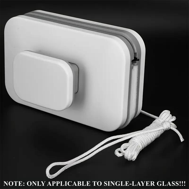 Magnetic Window Cleaner for Single Pane Glass, Handheld No Battery Required Strong Magnetic Adsorption for High-Rise & Home Windows