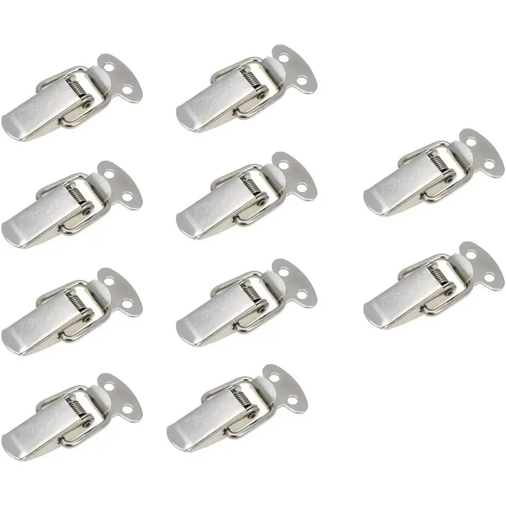 Spring Toggle Latch Mini Size Toolbox Latch 44mm/1.73" Length - 10 count