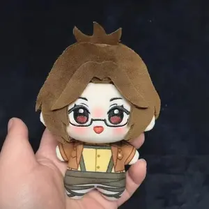 10cm Anime Levi Ackerman Cosplay Plush Doll Pendant Attack On Titan Eren Stuffed Plush Toy Fans Desk Decoration Birthday Gif