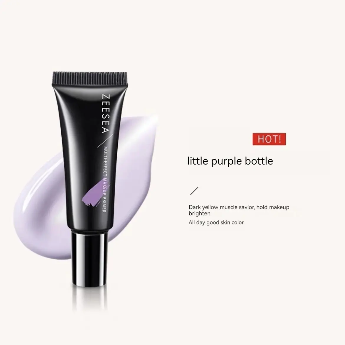 Multi-Effect Concealer Primer, Color Correcting Makeup Base, Oil Control Moisturizing Long-Lasting Foundation, Brightening Even Skin Tone Sample Pack