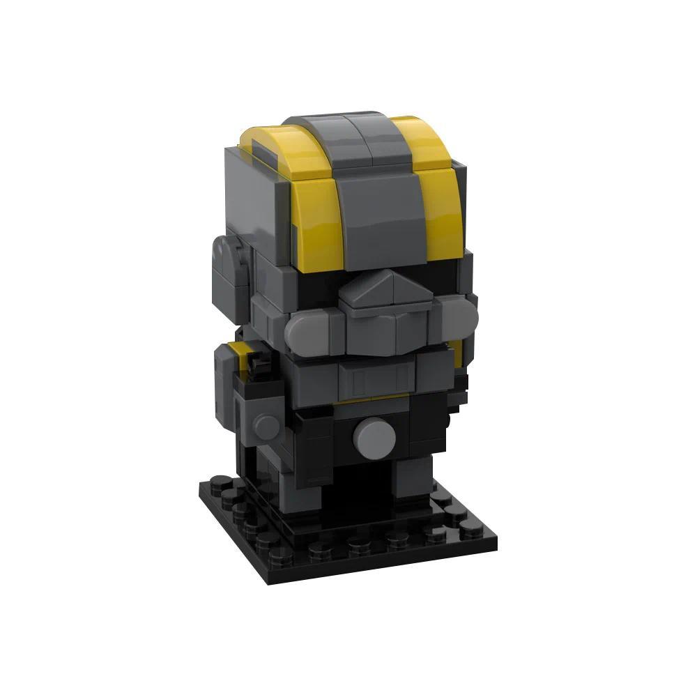 Gobricks MOC Helldivers 2 Super Destroyer Bricks Model EX Emancipator Exosuit Building Blocks Pelican-1 Shuttle DIY Assemble Toy