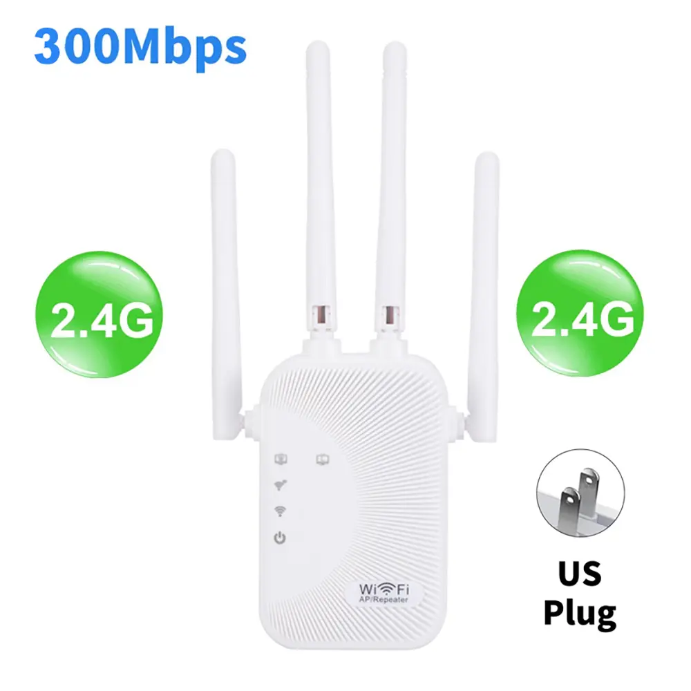 1200/300Mbps Wifi Repeater Amplifier 2.4G 5G Network Expander Range Extender WiFi Signal Booster Wireless Wi-Fi Router