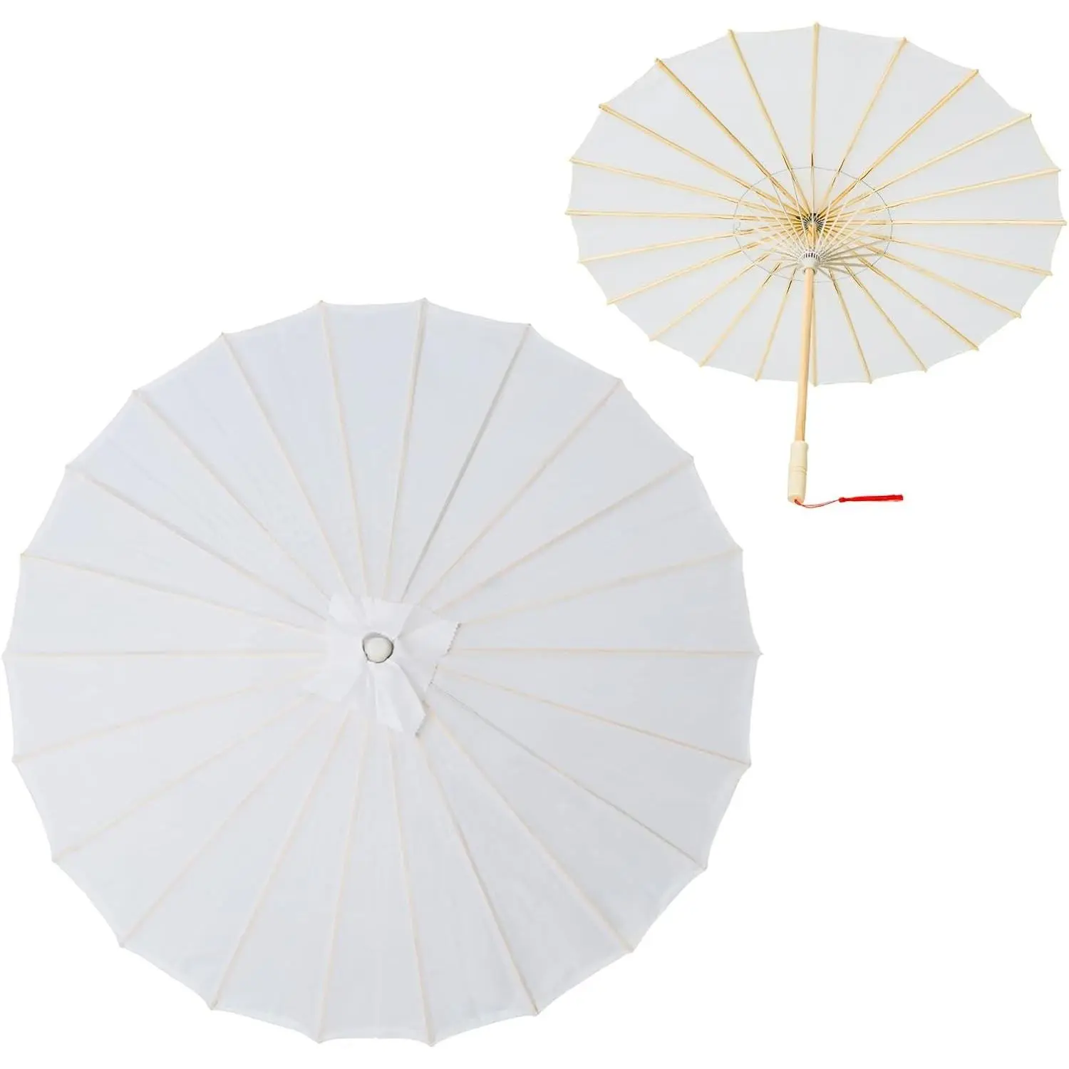 Traditional Chinese-Japanese Handmade Silk Bamboo Oak Parasol Umbrella - Asian Decor, DIY Art, Dance Prop for Wedding Photography Costumes (1 PCS, Ideal Gift for Women)