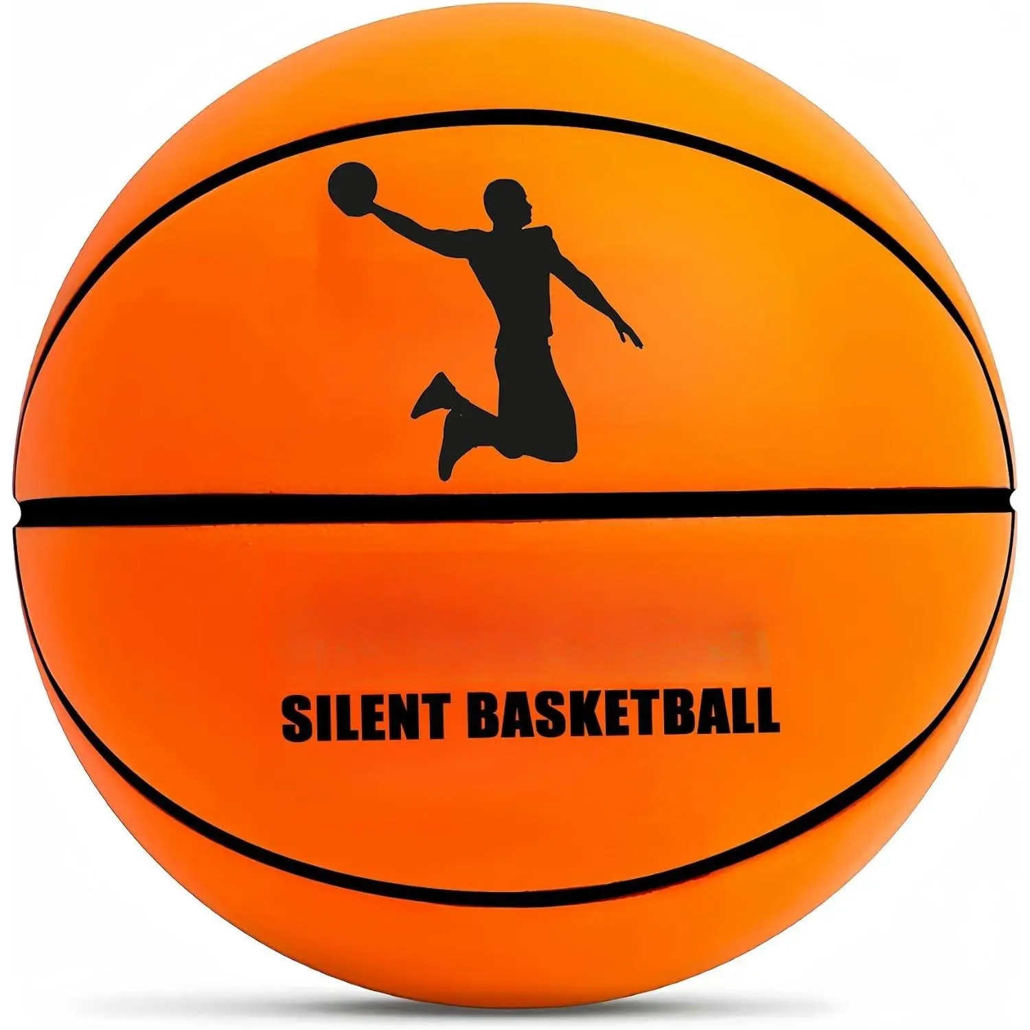 Silent Basketball-Size 7 (29.5") 2026  Upgrade Dribble Dream Silent Basketball, Grooved Airless  Technology for Soundless for Quiet Dribbling and Indoor