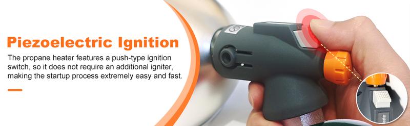 Propane Heater 8500BTU Portable Camping Gas Heater Tent Heater with Reinforced Base Propane Gas Tank Holder for Outdoor Camping Tent Garage Fishing,Valentines Day Gifts Men Easter