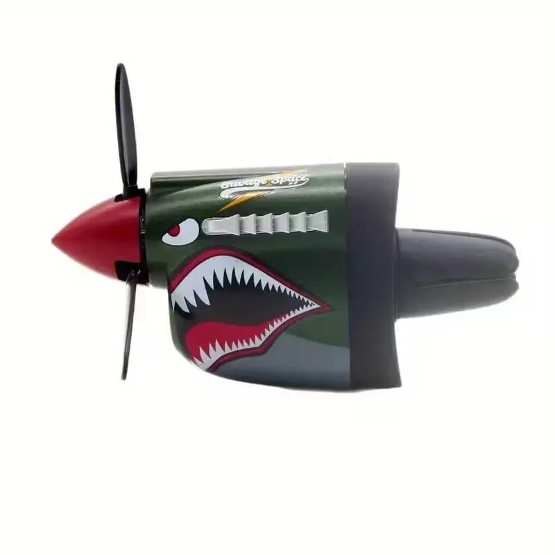 Car Fragrance Diffuser with Scented Pad, P-40 Warhawk Fighter Jet Model, Creative Propeller Aroma Diffuser, Car Air Freshener, No Battery Needed