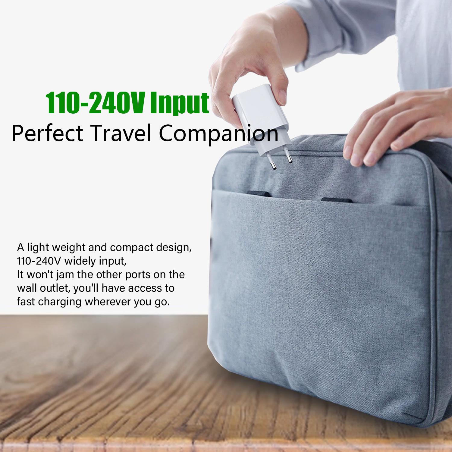 iPhone Charger, 20w USB-C Fast Charging Adapter with 1 Meter Cable, Compatible with iPhone 14/13/12/11/x/8/7 Models