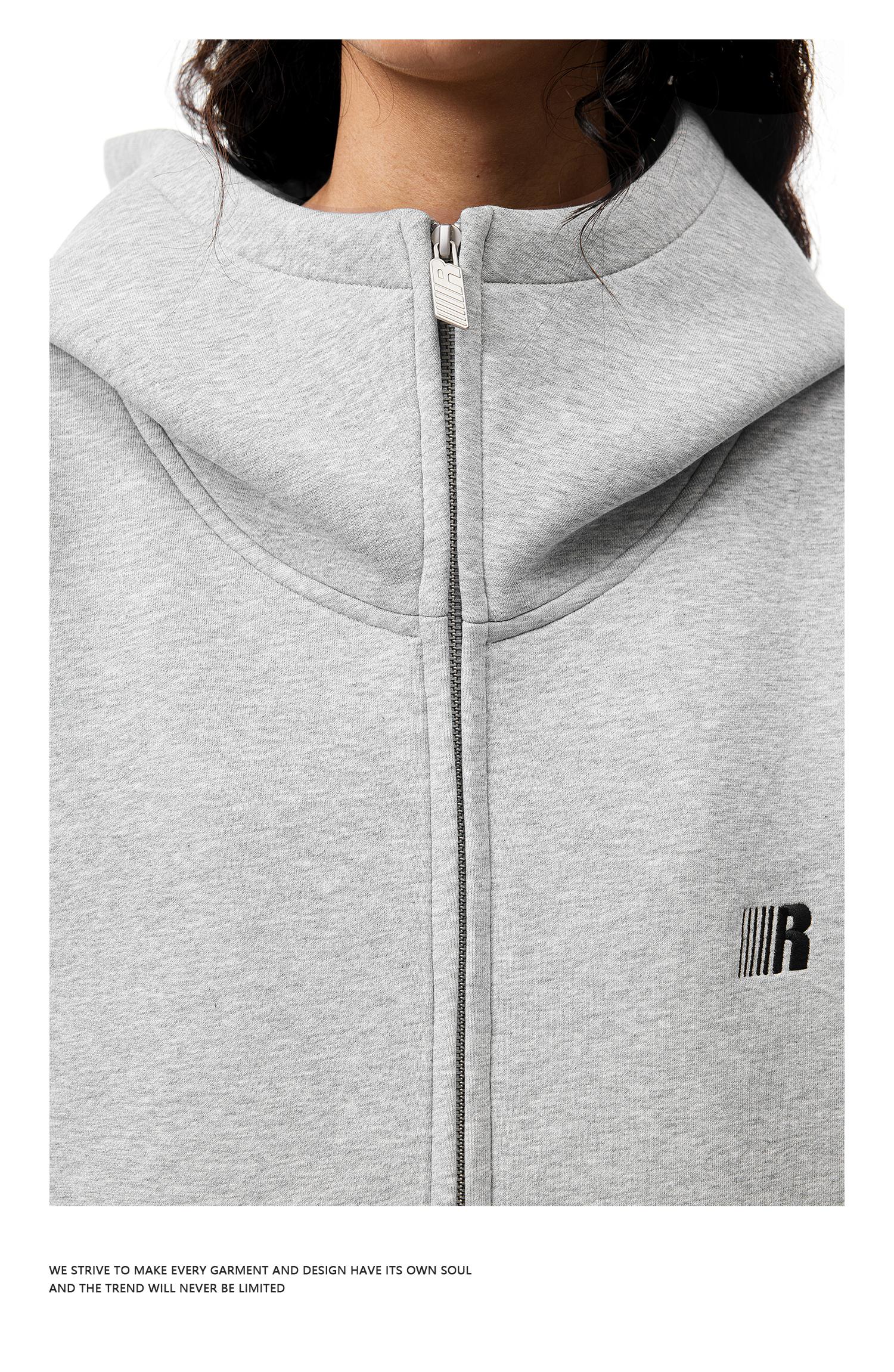 FDR Big Hood Eases Social Anxiety Hoodie High Neck Oversized Unisex Embroidered Letter Fall Cardigan Zip Up Suitable Menswear Womenswear Sweatshirt Pullover Heavyweight #Mentalhealth Tops Casual #valentinesday #tiktokshopjumpstartsale #valentinesdaygift S