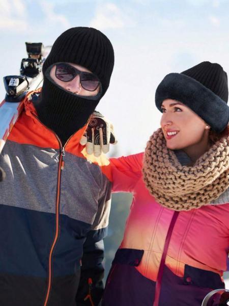 Men's Thermal Ski Mask Winter Knitted Balaclava Windproof Full Face & Neck Protection Soft Imitation Cashmere Ideal for Outdoor Sports Cold Weather Sun Protection Men's Thermal Ski Mask Winter Knitted Balaclava Windproof Full Face & Neck Protection Soft Imitation Cashmere Ideal for Outdoor Sports Cold Weather Sun Protection