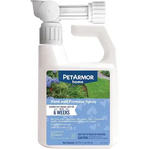 Home Yard Spray for Dogs, Kills and Protects Against Fleas, Ticks, Mosquitoes, Ants, and Other Bugs, 32oz