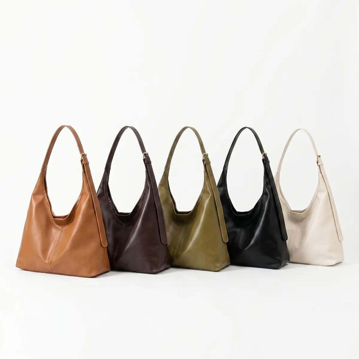Women's Minimalist Chic Leather Shoulder Tote - Large Capacity Work Bag for Women, Suitable for Work, Daily & Casual Wear