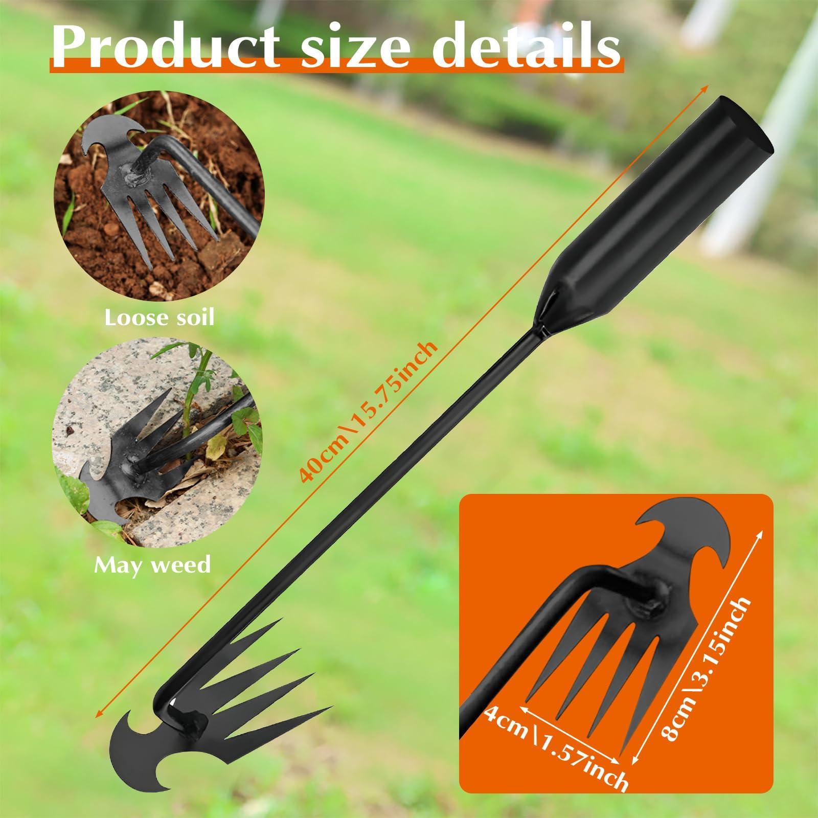 Multi-Function Weeding Tool - A new, durable gardening tool, this portable weeder pulls weeds out by the roots. Ideal for loosening soil, weeding, vegetable gardening, and aerating soil-the perfect choice for all your gardening needs.