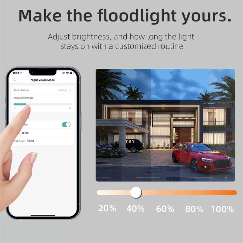 WiFi camera, power-free monitor, outdoor waterproof, high-definition, remote control via mobile phone, card-insertable dome camera