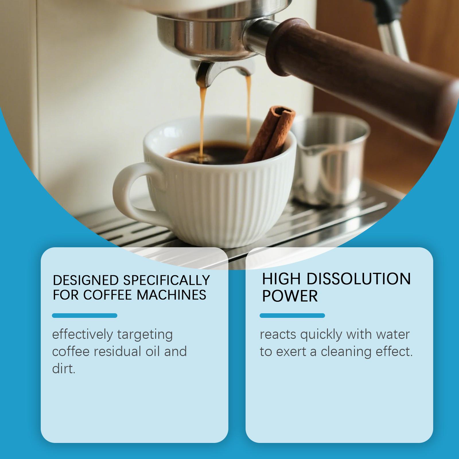 Jue Fish Coffee Machine Cleaning Tablets, Coffee Machine Stain And Scale Removal Filter Screen Cleaning, Household Universal Cleaning Tablets