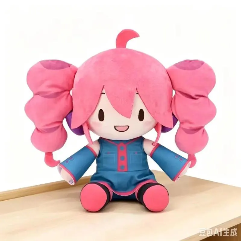 Kasane Teto Plush Doll UTAU Virtual Singer Stuffed Toy Anime Fans Collect Gift