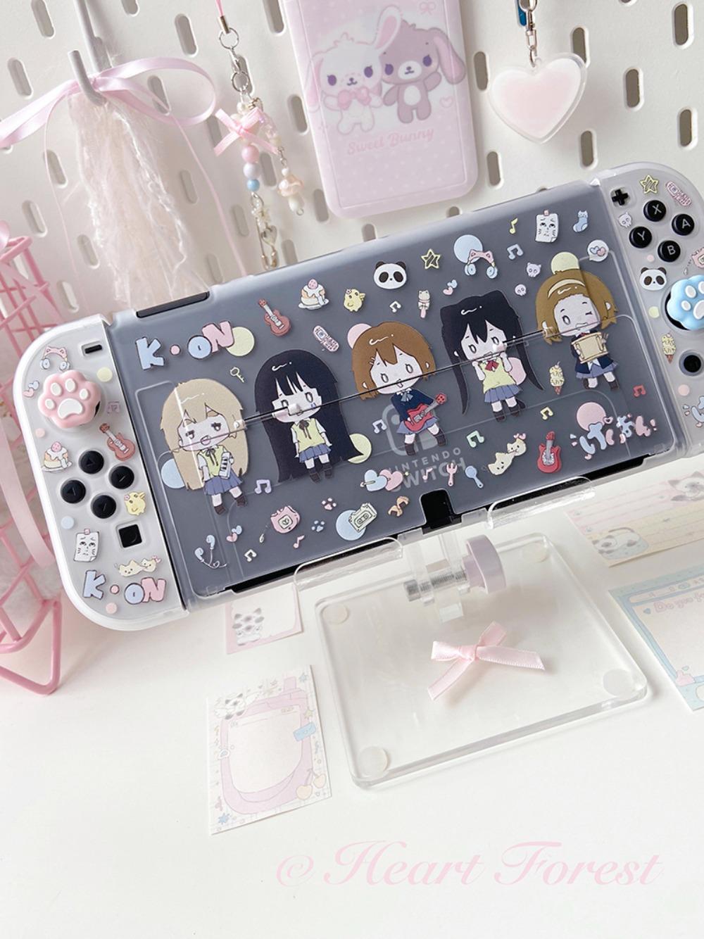 Girl Switch Protective Cover Split Controller Joy-Con Case Can Be Inserted Into The Dock for Nintendo Switch Console Oled/lite