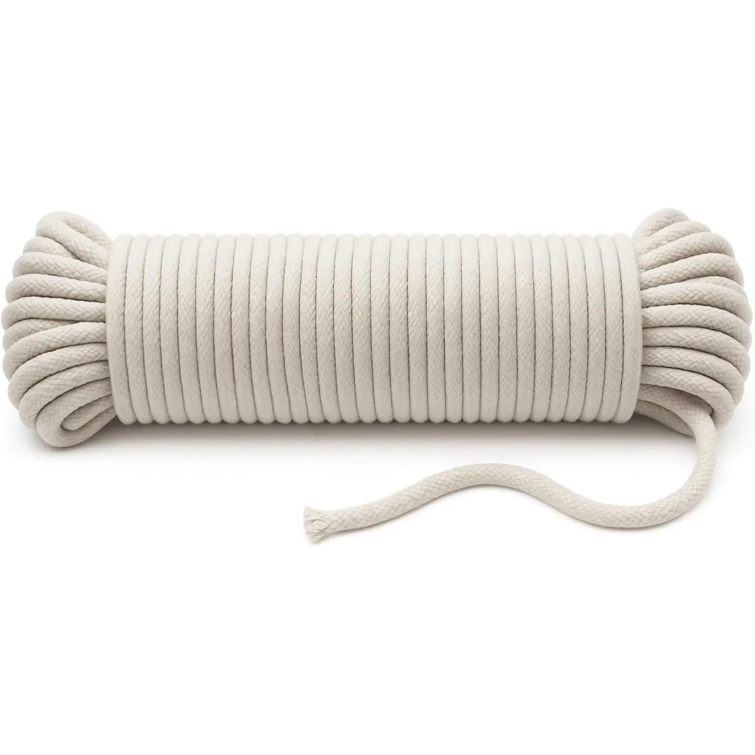 100 ft Braided  Rope Clothesline 4 mm | Heavy Duty, High Strength, Shock Absorbing Cord for Tie-Down, Swinging, Camping & DIY Projects | For Tie-Downs, Swinging, Camping, DIY Crafts and Outdoor  Gear. This  -Purpose Rope Is Shock Absorbing.