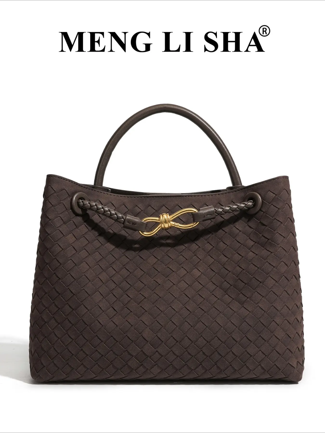 Hot-selling summer matte new texture pure hand-woven bag niche handbag fashion shoulder bag 2026