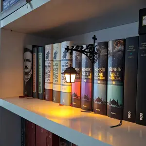 Library Lantern Mini Shelf Light, Elegant Bookshelf Decor, Warm LED Bookshelf Lamp, Decorative Light, Home Decor Lighting, Atmosphere Light, Perfect for Home and Office Use