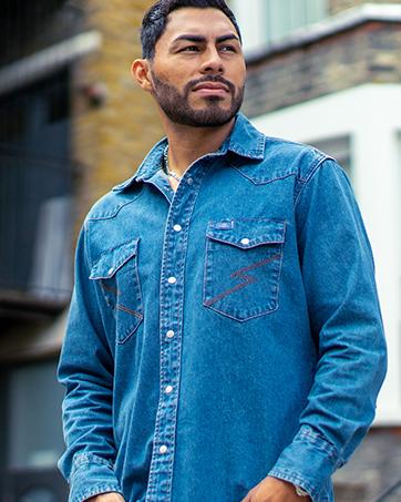 HISEA Men's Denim Bib Overall, Mens Relaxed Fit Overall Midweight Workwear with Adjustable Straps and Convenient Tool Pockets