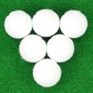 Tennis Balls, 6 Pack High Elasticity Practice Tennis Balls with Mesh Bag, Ideal for Beginner, Exercise Playing Balls for