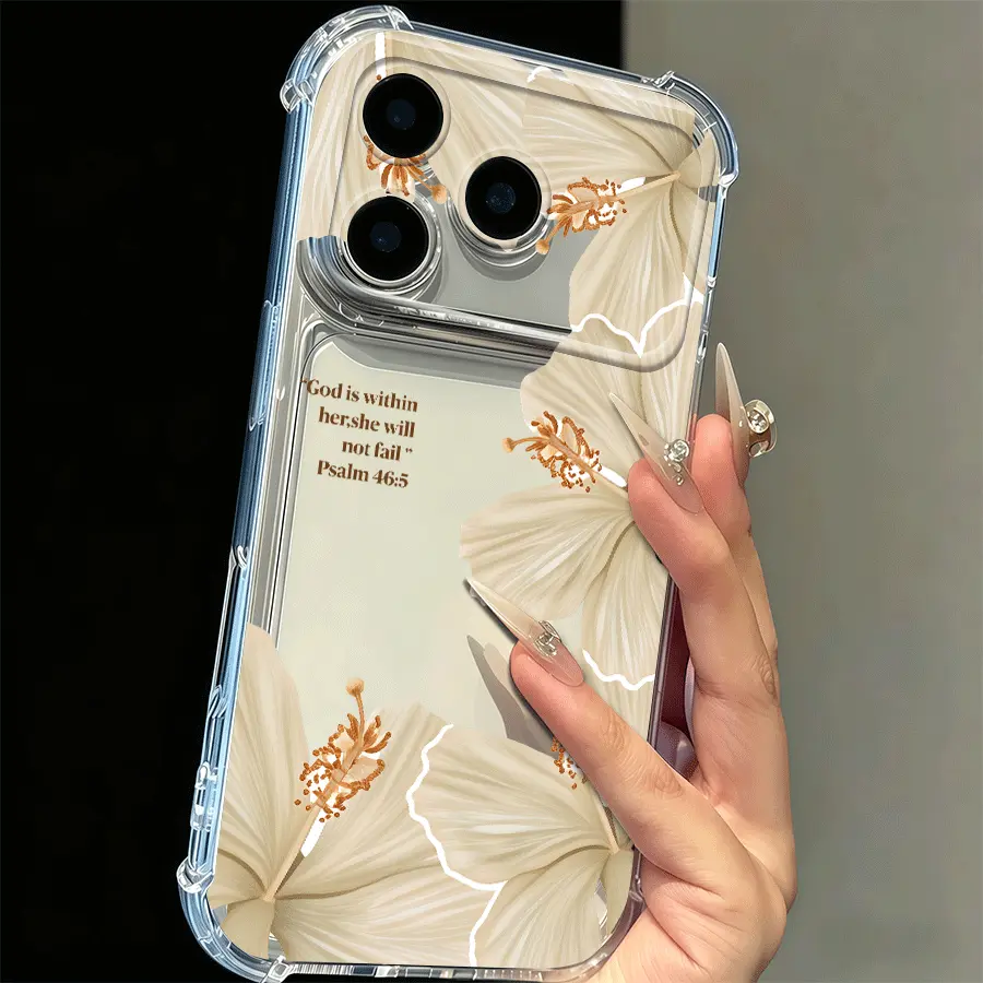 Golden Wattle  Clear with Yellow Fluffy Blooms  for iPhone 17/16 Pro Max 15 Pro 14 13 12 Mini 11 XR XS Plus SE  Australian Native  Clear Four-Corner Shockproof Slim Protective Cover   Phone   17 pro max   girls flower phone case trending phone cases