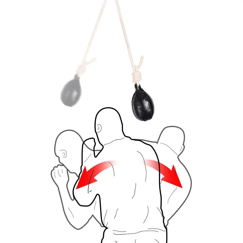 Outdoor activitiesINNOLIFE Boxing Slip Bag, Dodge Hide Speed Ball for Reflex Training, Kickboxing, MMA Pendulum Training