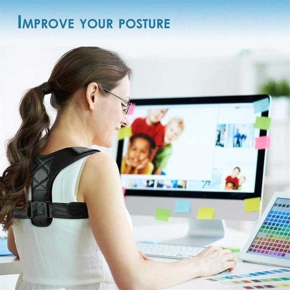 Adjustable Back Shoulder Posture Corrector Belt Clavicle Spine Support Reshape Your Body Home Office Sport Upper Back Neck Brace Cycling Seat Cushion dropper post bike bait pole seat flames mini bike adapt bike old school hopper bike 11kmh pedal bike