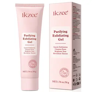 Ikzee Gentle Mild Exfoliating Gel 50g, Full Body Face Cleanser, Pore Control, Oil Control, Brightening, Suitable for All Skin Types, Perfect Gift