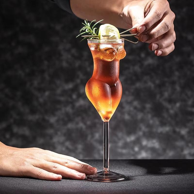 Creative Cocktail Cups Various Shapes of Glass Cup Goblet Glasses Wine Glasses Whiskey Juice Drinks Glass Coffee Mug