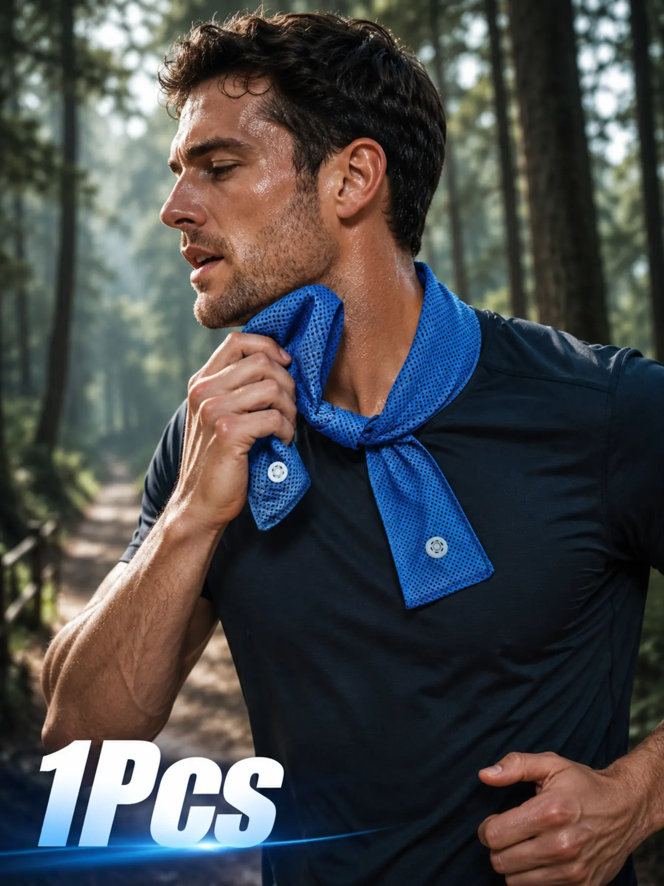 Ice Cooling Neck Bandana for Heat Relief and Sweat Control, Reusable Cooling Wrap with Snap Fastener, Perfect for Sports Training, Travel Essentials, Outdoor Events, Gardening and Hiking, Popular Seasonal Gift for Mom Wife Girlfriend and Friends