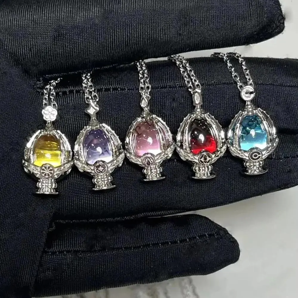 Unisex Anime Puella Magi Madoka Magica Bead Accessory Necklace - Kaname Madoka, Akemi Homura Cosplay Choker for Anime Fans, Cosplay Necklaces