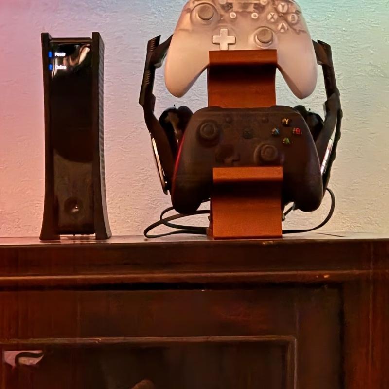 3D Printed Controller Holder and Headphone Holder Saves Desktop Space and Is Suitable for Game Controller Storage Racks, Controller Holders, Headphone Holders and Other Game Accessories