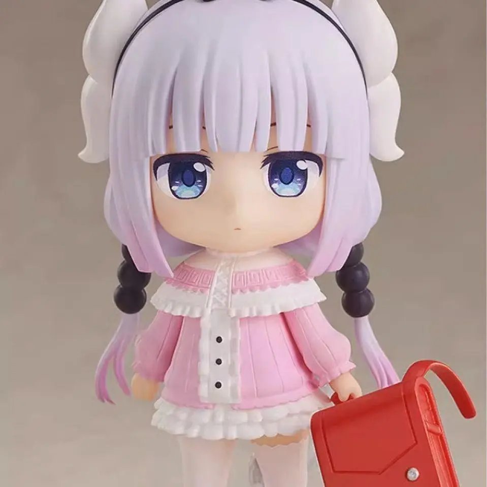 10cm Chibi Doll Kanna Kamui Collectible Toy from Miss Kobayashi's Dragon Maid 1963 Anime, Action Figure for Anime Fans, Christmas Gift