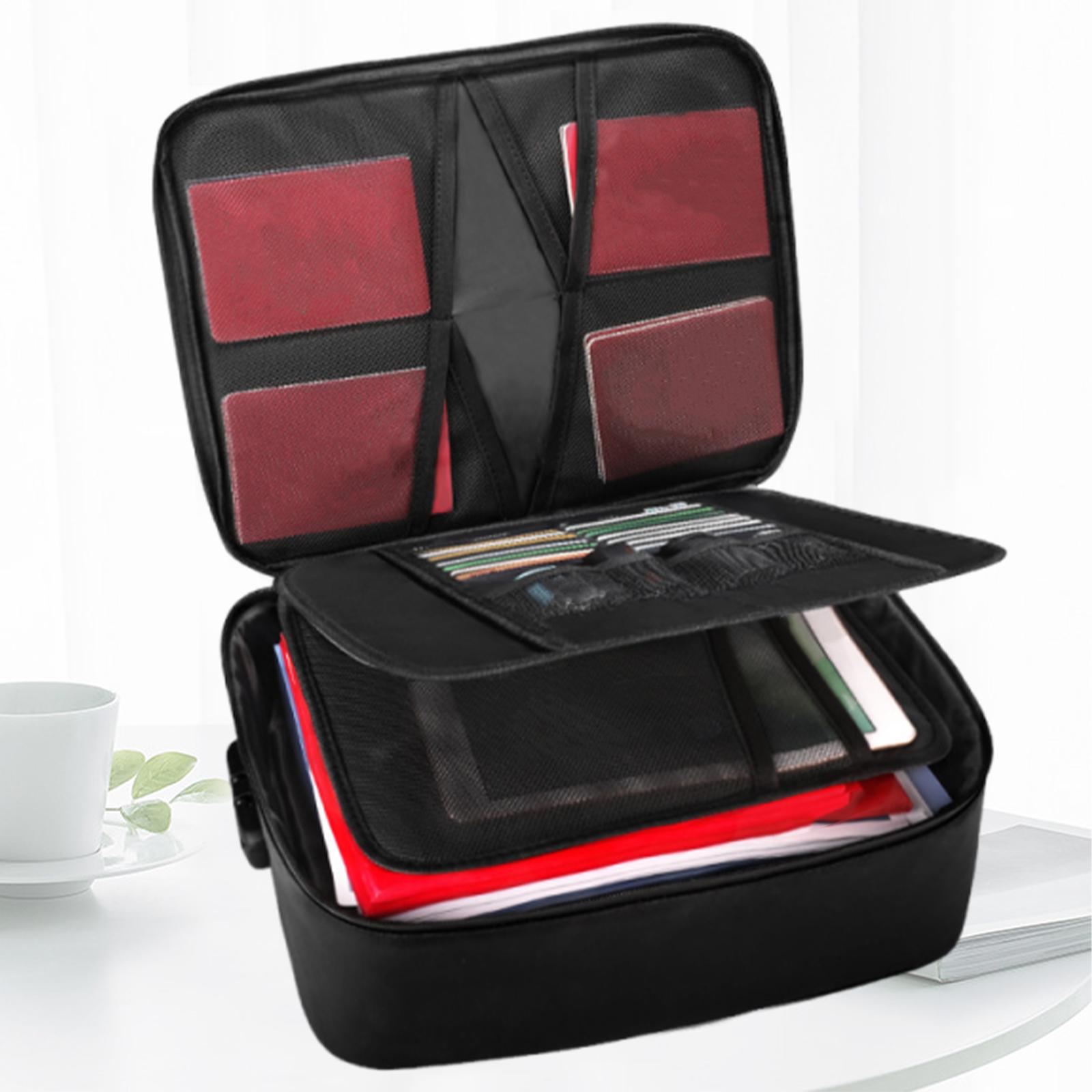 Large Fireproof File Bag, Suitable for Storing Valuable Office Documents And Materials, Safely Storing Briefcases, And High-Temperature Resistant Glass Fiber Fireproof Bag NEW