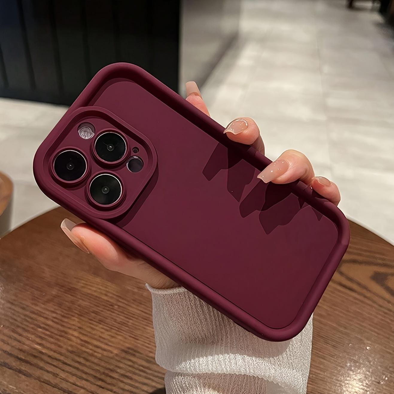 1PC Color Matte Soft Phone Case - Mobile Phone Case White Black for Men Women for iPhone 17 Pro Case / 16 15 14 / iPhone 13 Phone case /12 11 XS XR X  Mini Plus Pro Max SE & Samsung Galaxy Series,Shockproof Protection.