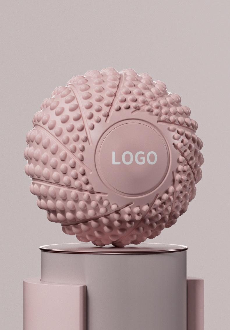 Customized fascia ball, peanut ball, silicone suction cup massage hedgehog ball, used for foot, back, and waist muscle relaxation and meridian massage
