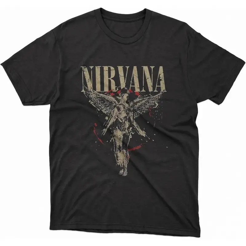 Grayce Nirvana ™     in Utero Angel Splatter T-Shirt - by Nirvana ™     Splatter (US, Alpha