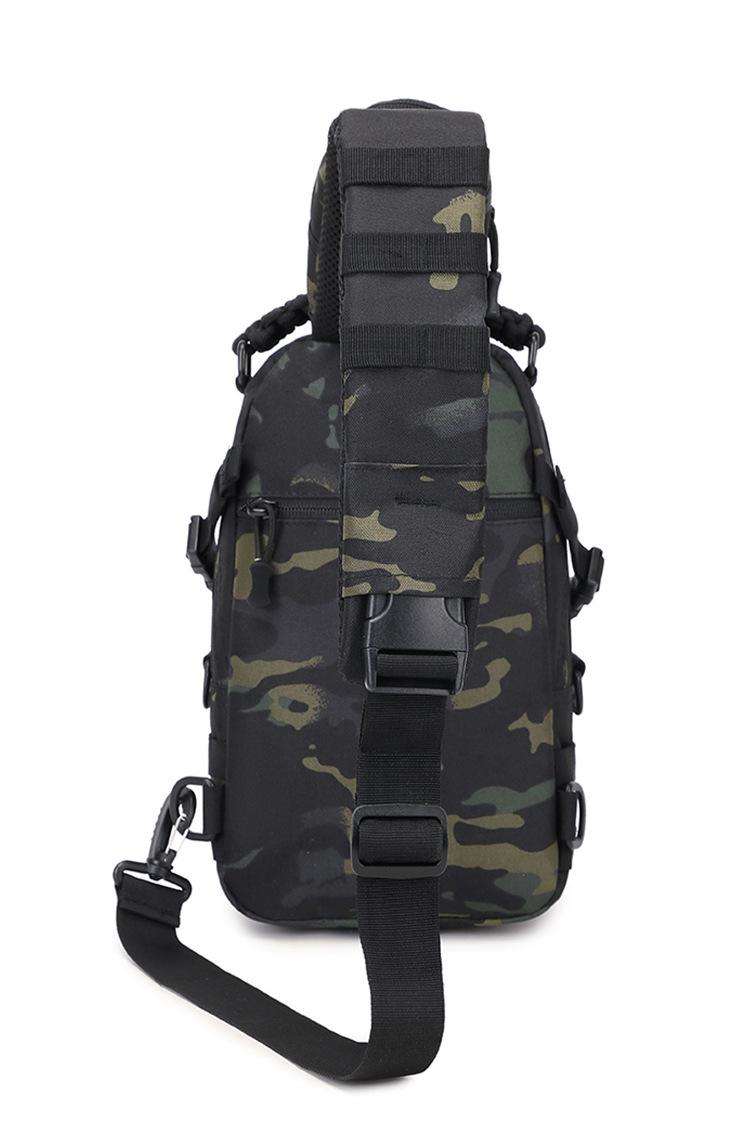 Backpack Camouflage Outdoor Breast Bag Men's and Women's Multifunctional Shoulder Oblique Span Bag Sports Mountaineering Travel Backpack gym