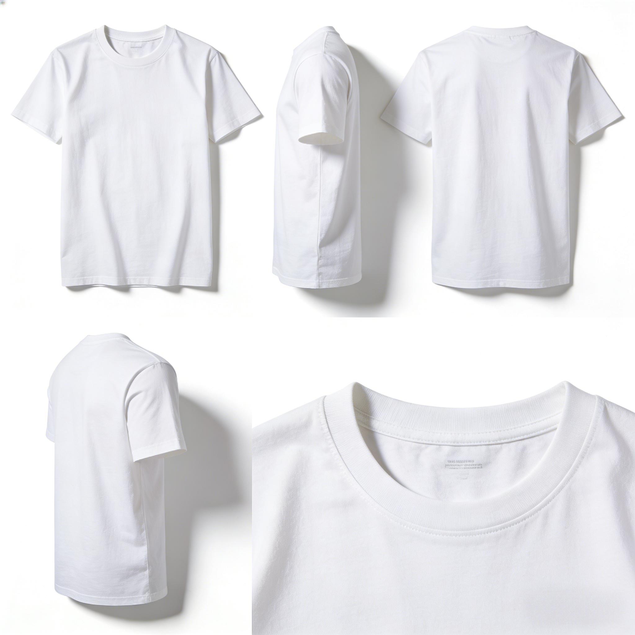 Men's Slim Fit White Round Neck T-shirt S-5XL 100% Pure Cotton Shoulder Drop Fashion Tee for Retro Horror Cartoon Themes